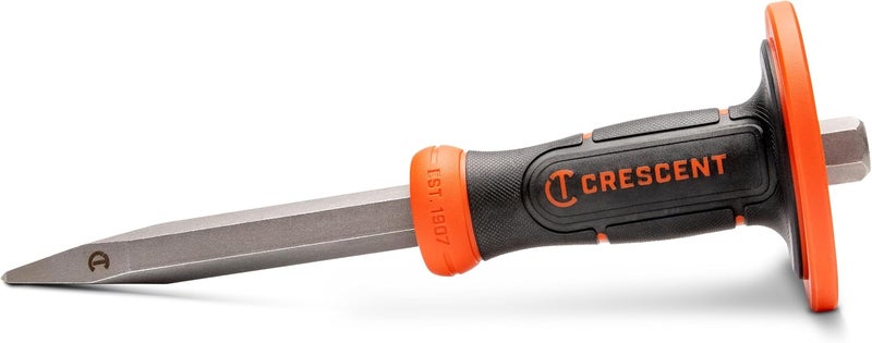 Crescent 3/4" x 12"Bull Point Chisel with Handguard - CBPC34H - Image 1